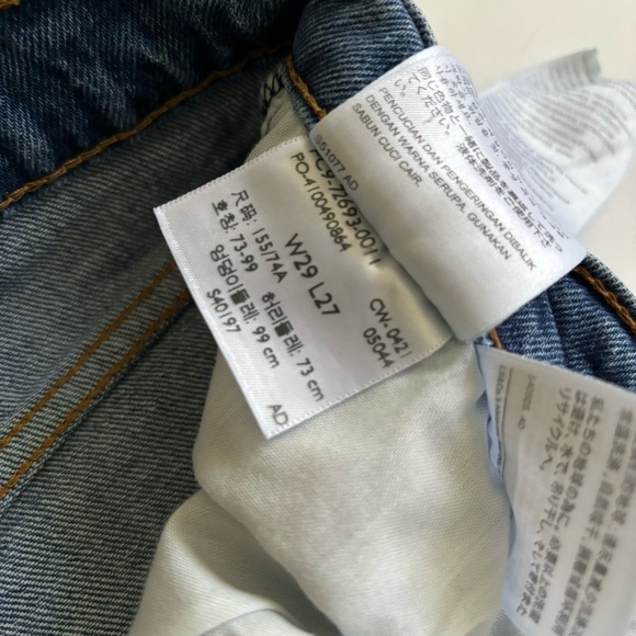 Levi’s Ribcage Straight High Rise Jeans Georgie 29 - Picture 9 of 13